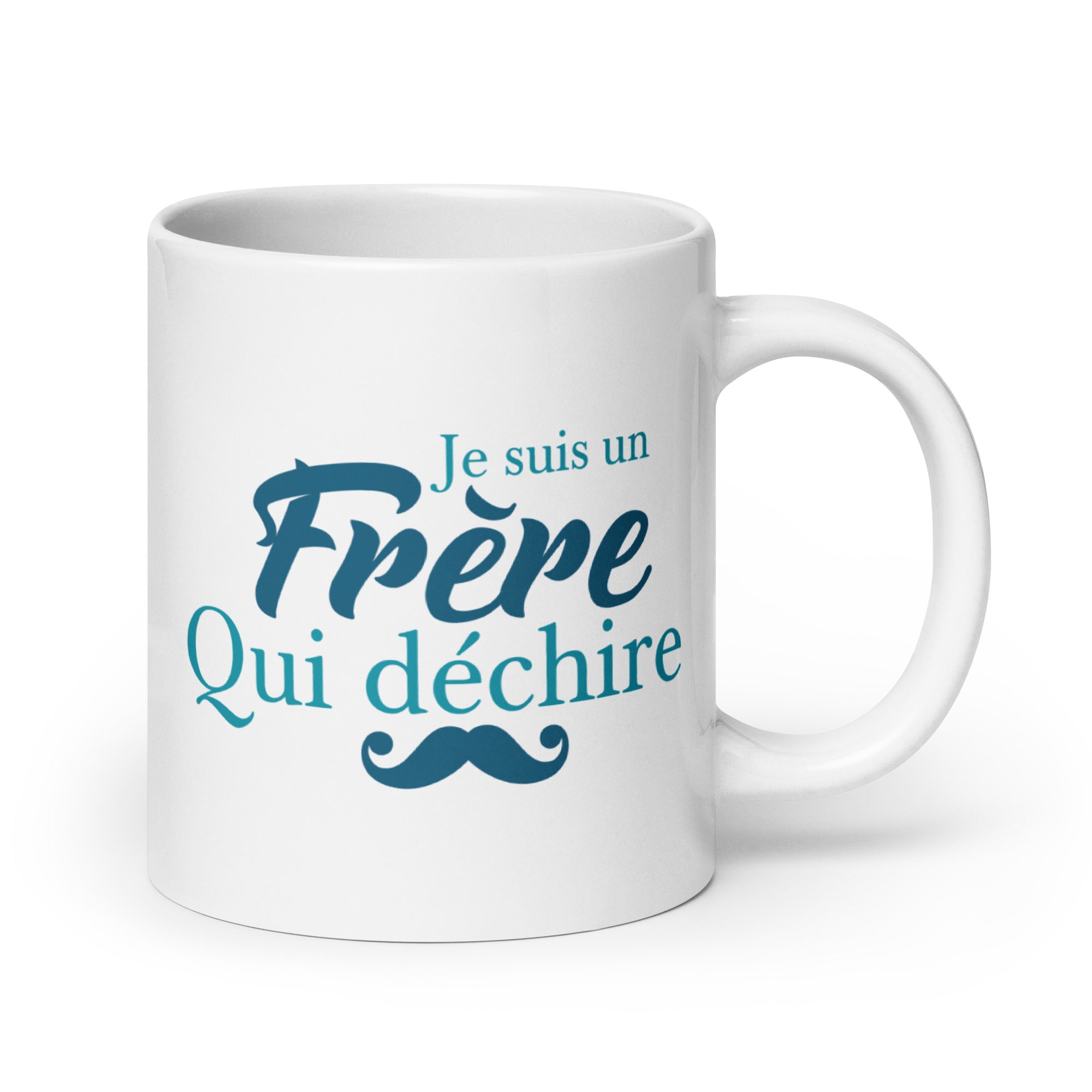 Frère qui déchire - Mug Blanc Brillant