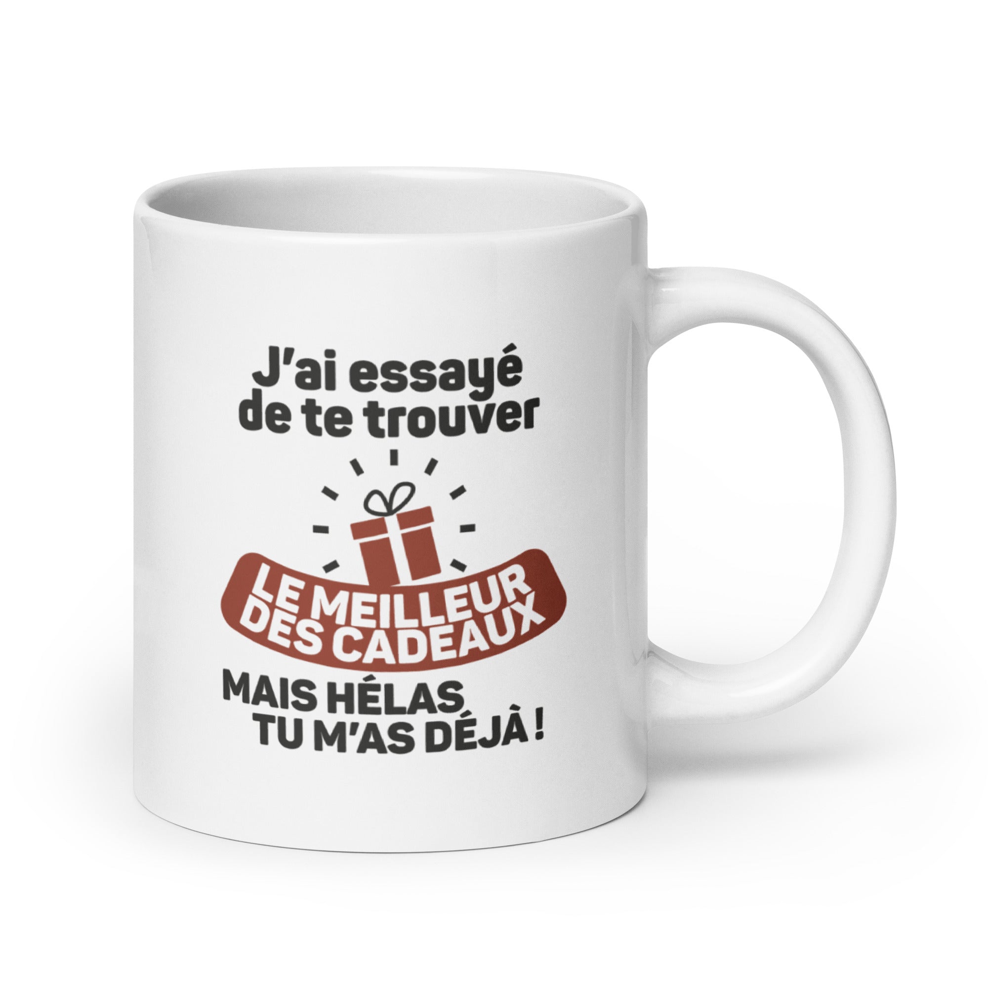 Le meilleur cadeau (Je) - Mug Blanc Brillant