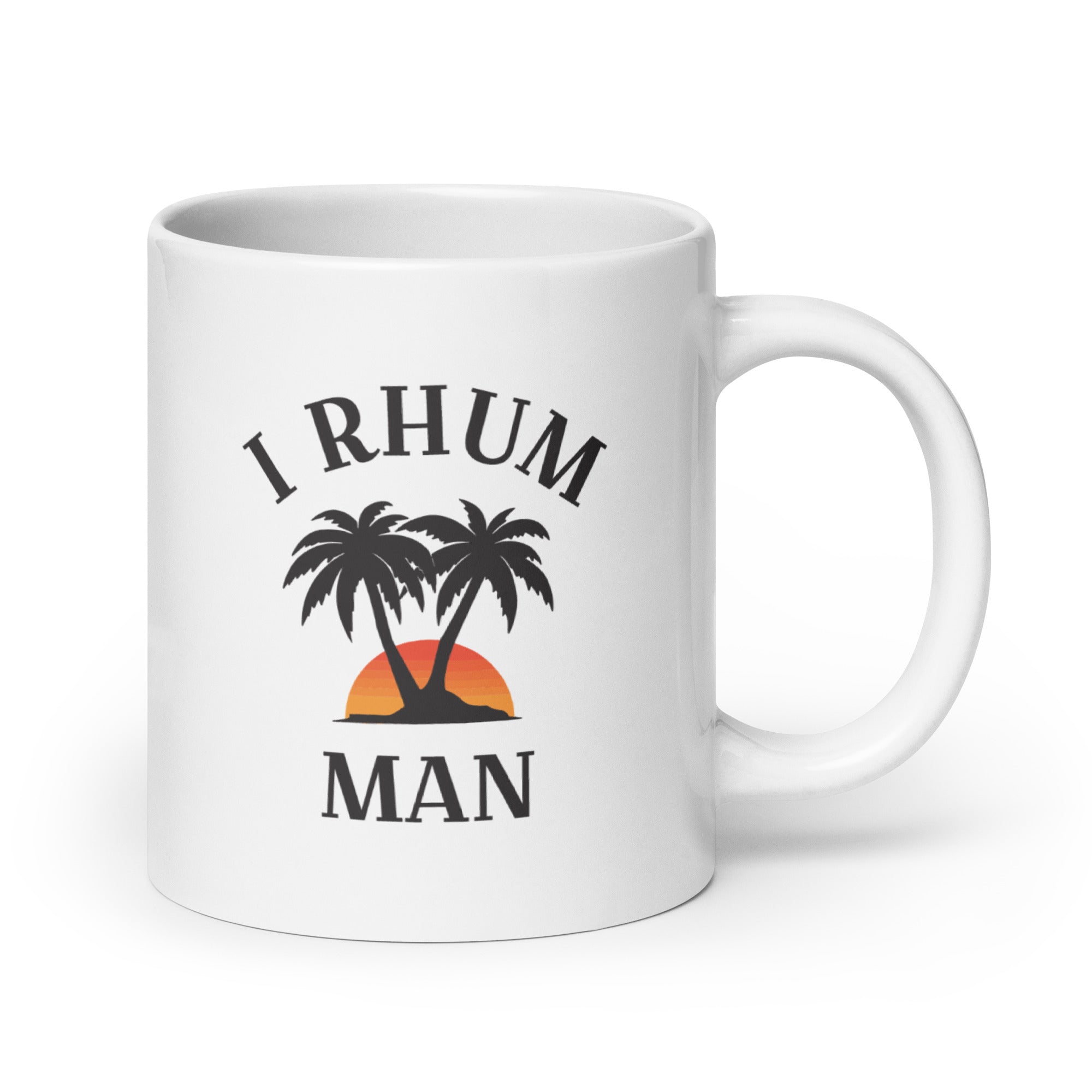 I Rhum man - Mug Blanc Brillant