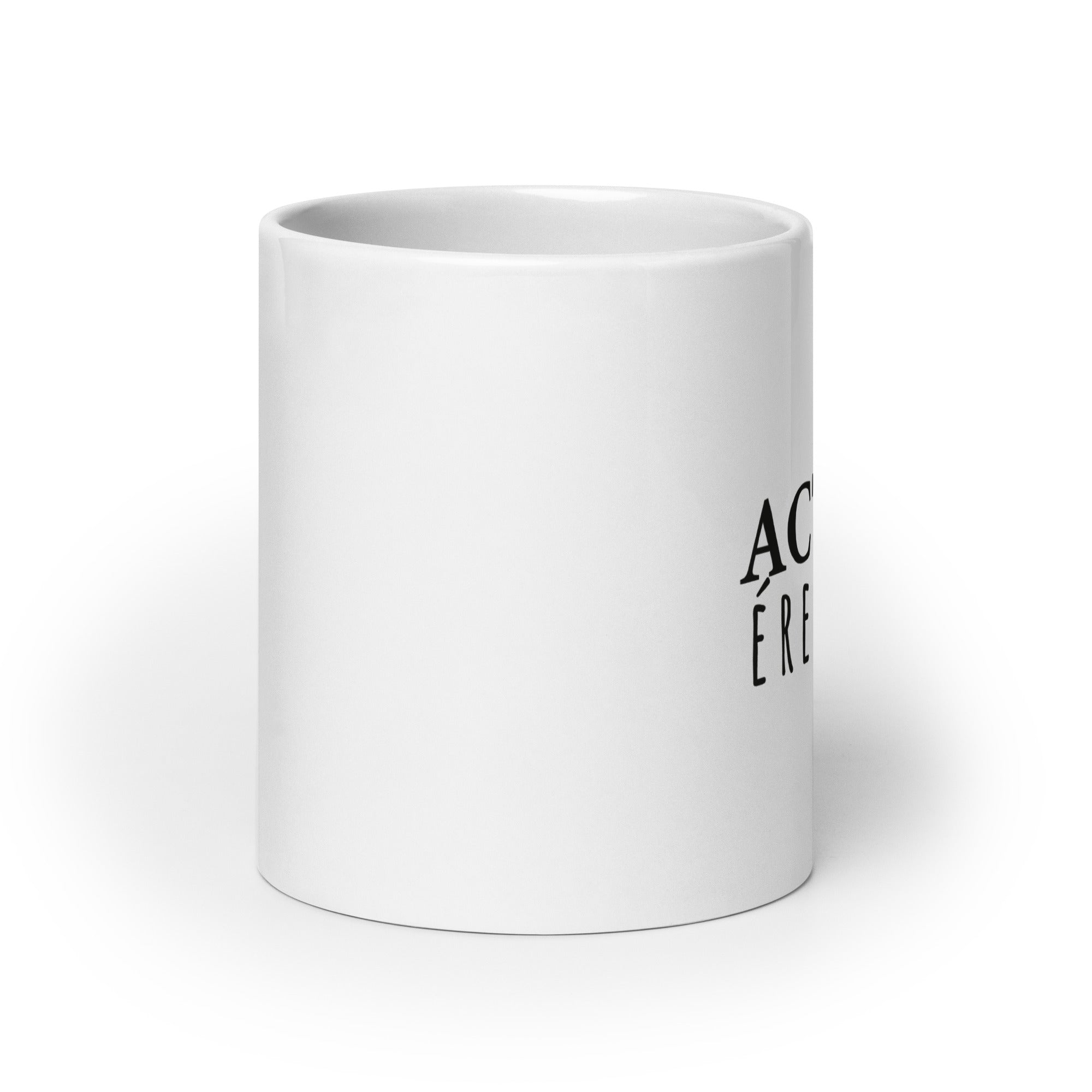 Action Érection - Mug Blanc Brillant