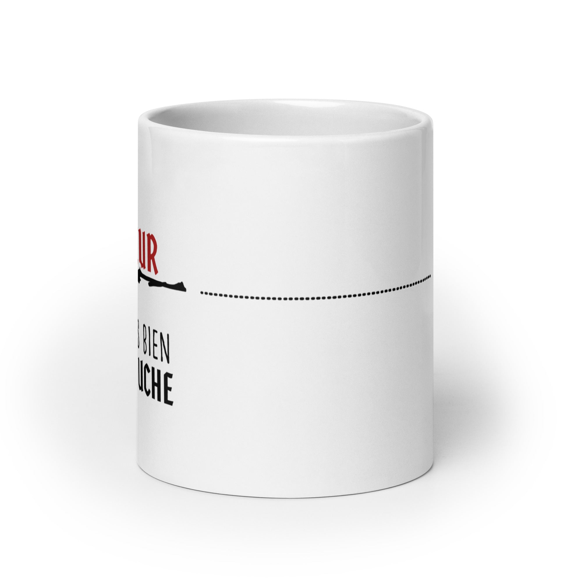 Je suis pas chasseur - Mug Blanc Brillant