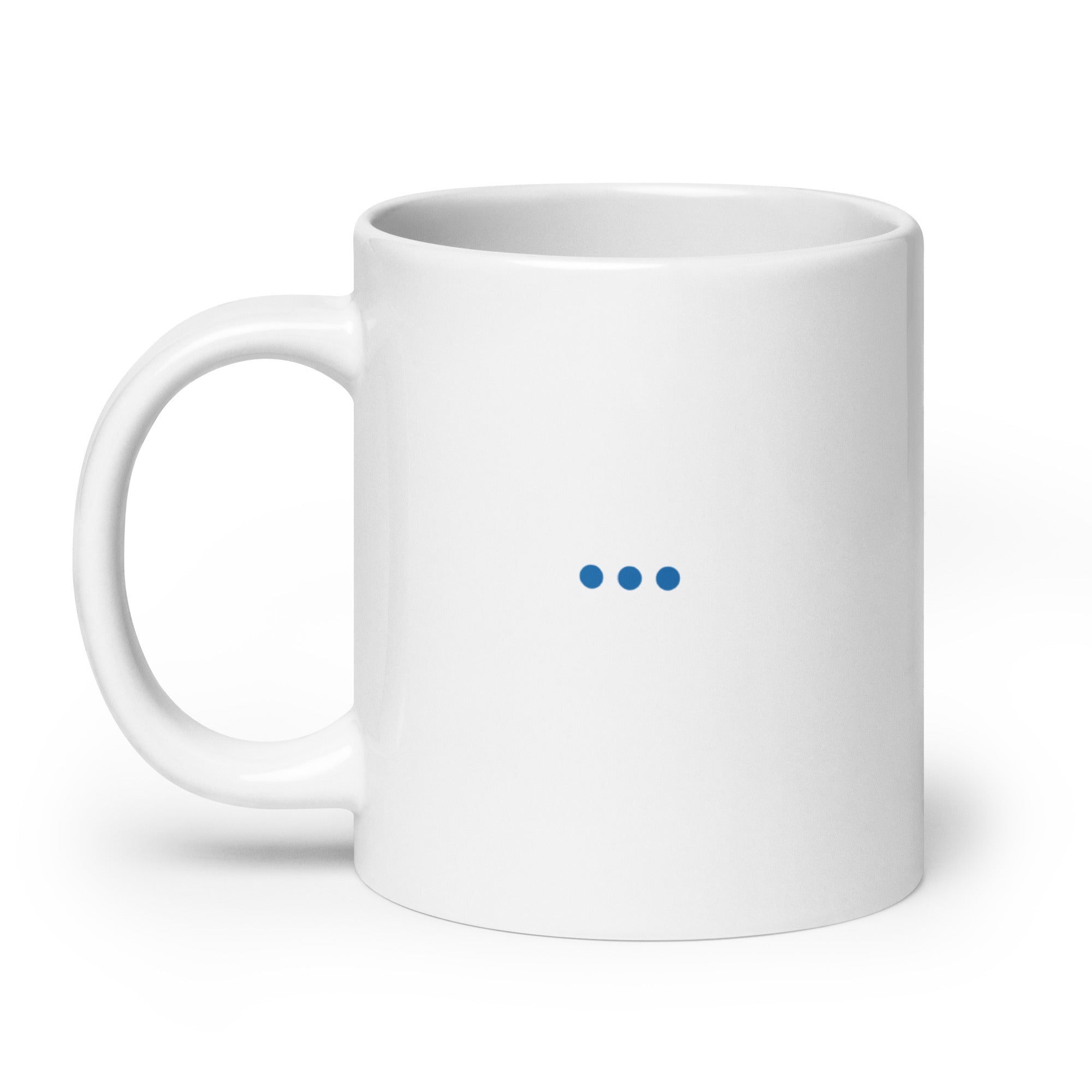 À la bourre, on verra demain - Mug Blanc Brillant
