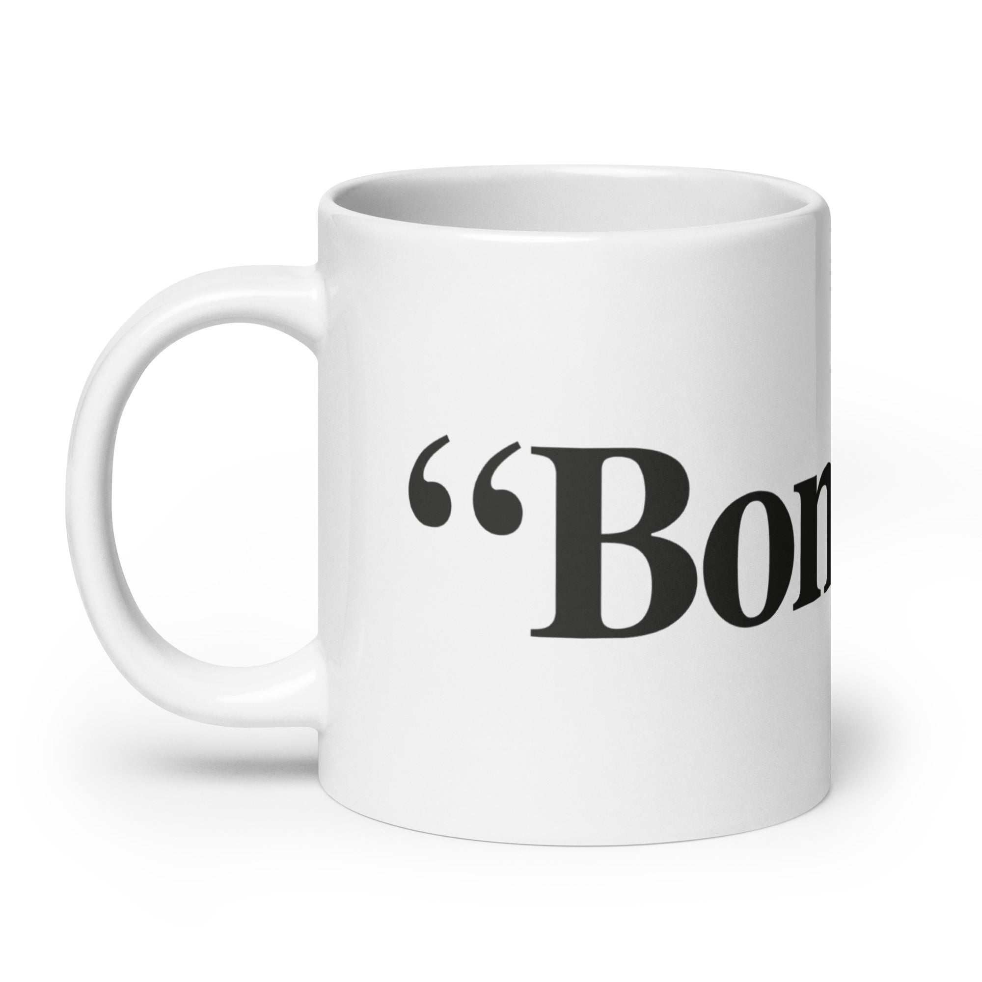"Bonjour" - Mug Blanc Brillant