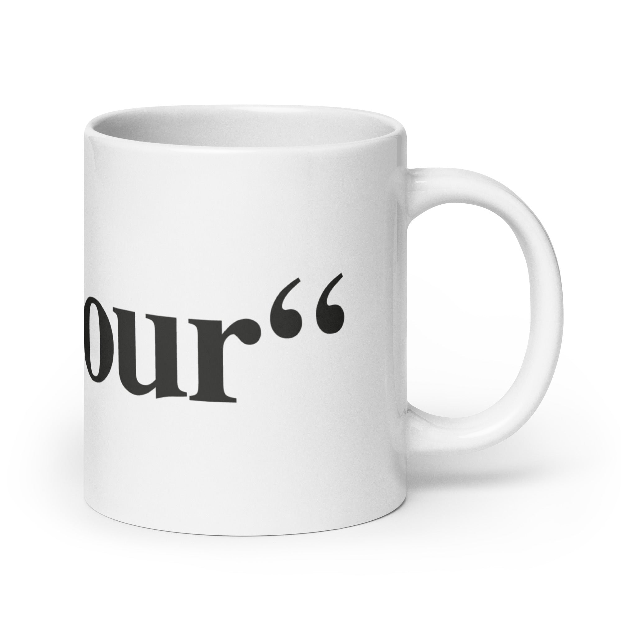 "Bonjour" - Mug Blanc Brillant