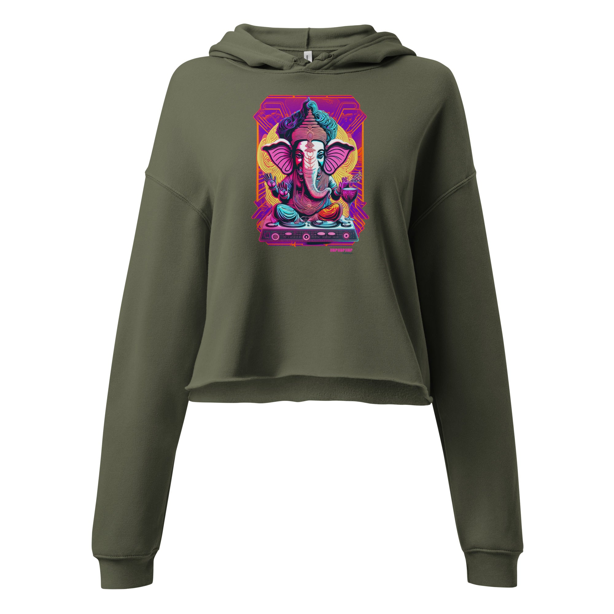 Hop Hop Hop - DVS - Ganesh Goa Vinas - Sweat à Capuche Crop-Top