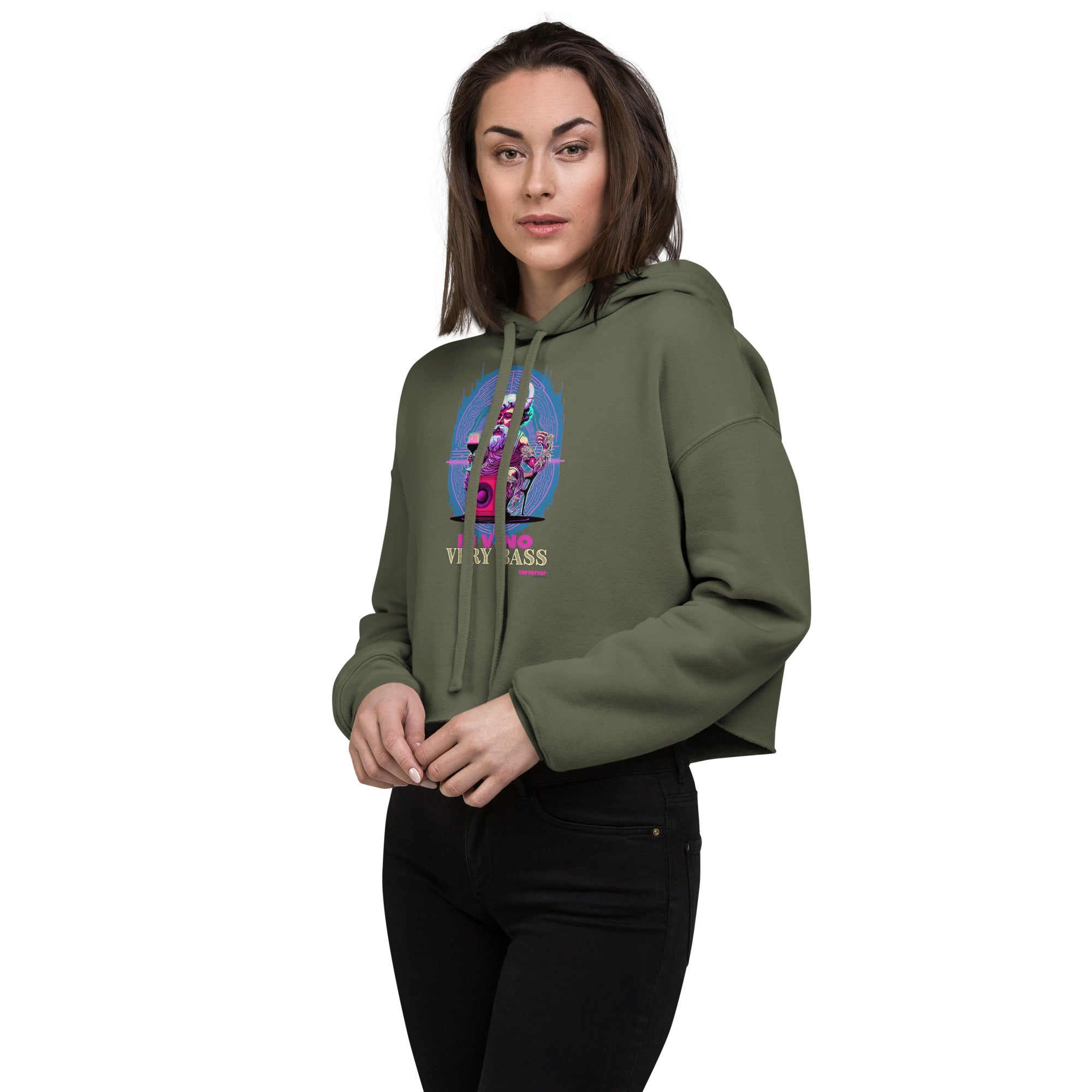 Hop Hop Hop - DVS - In Vino Very Bass - Sweat à Capuche Crop-Top