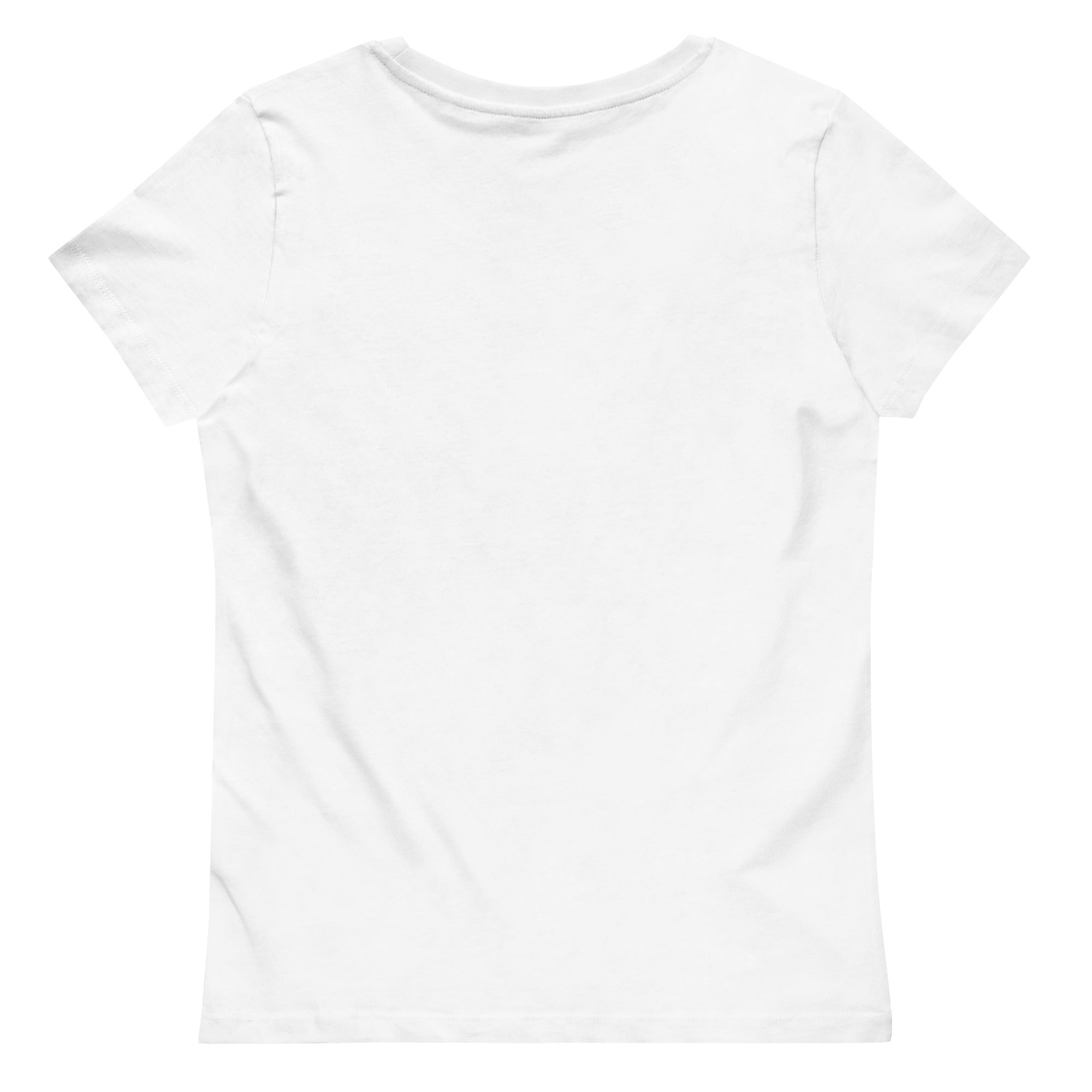 Jamais sans mon Rouge Cerise - T-shirt moulant écologique femme