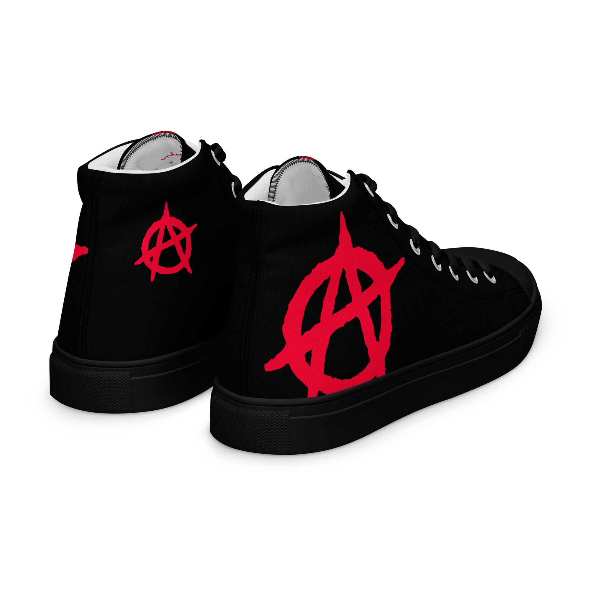 Anarchie - Baskets hautes en toile femme