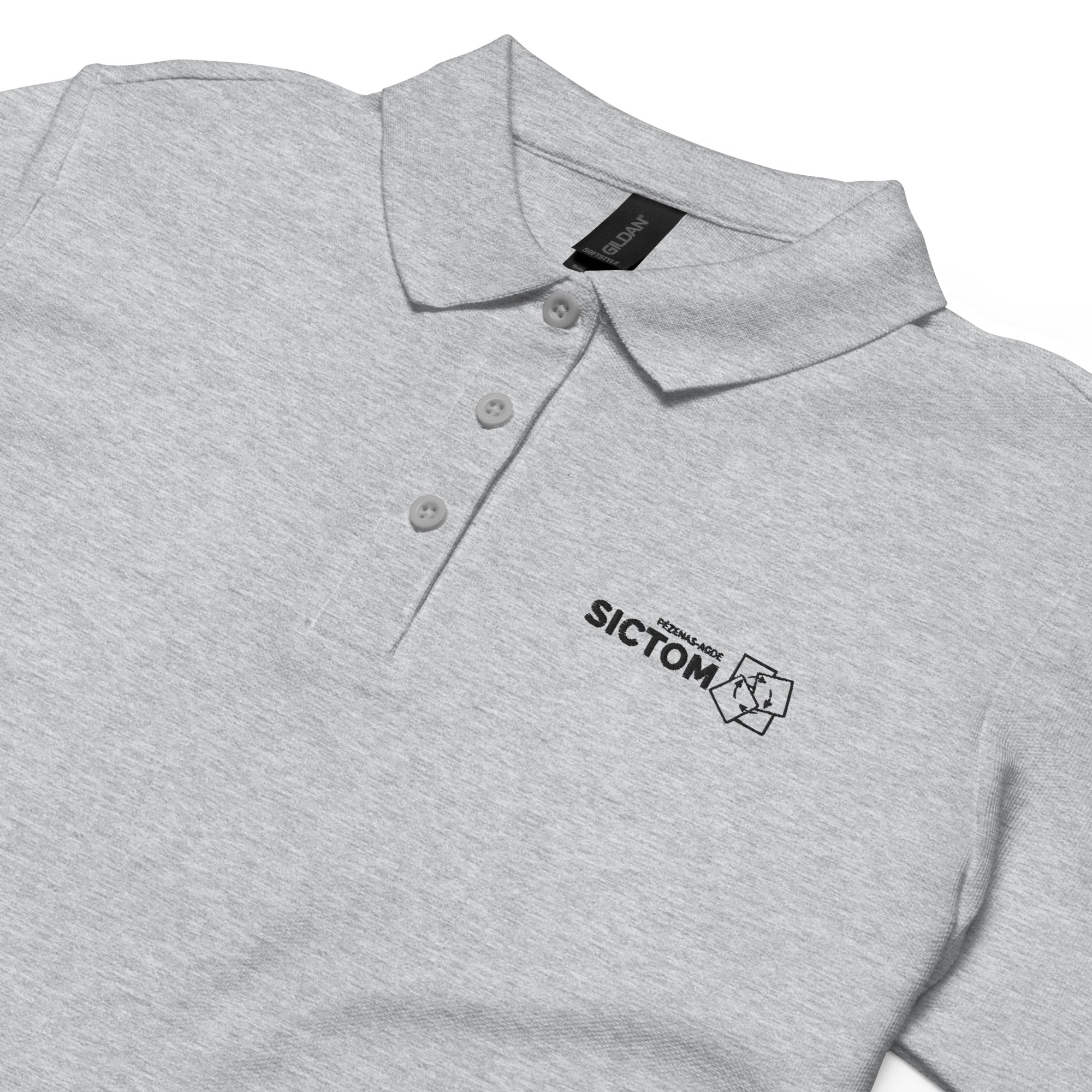 Sictom - Polo piqué femme - Brodé