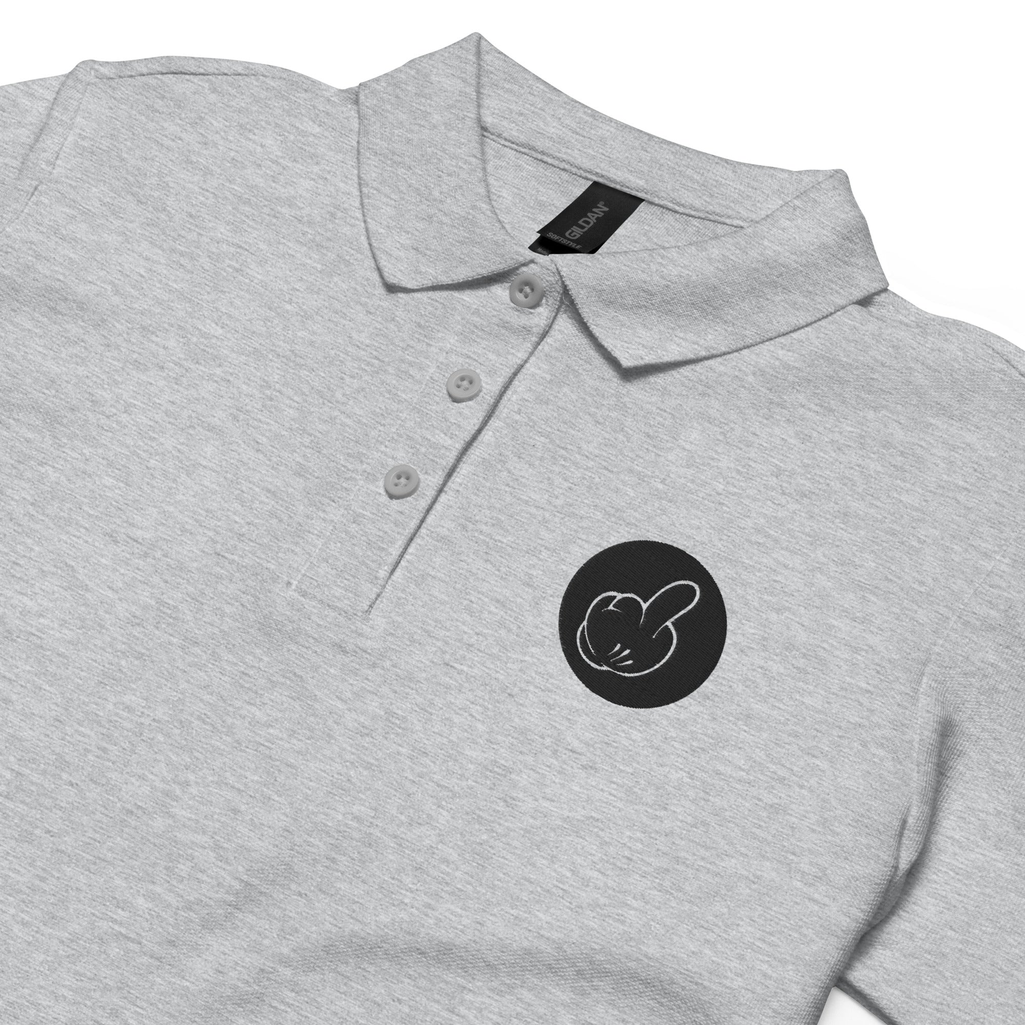 Fuck - Mickey - Polo piqué femme - Brodé