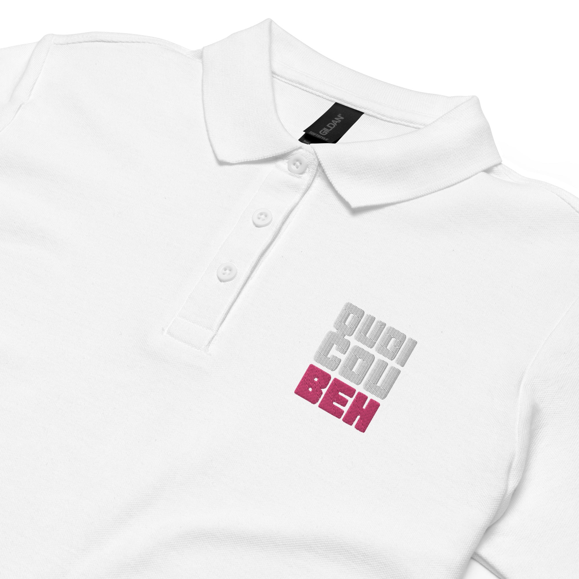 Quoicoubeh - Polo piqué femme - Brodé