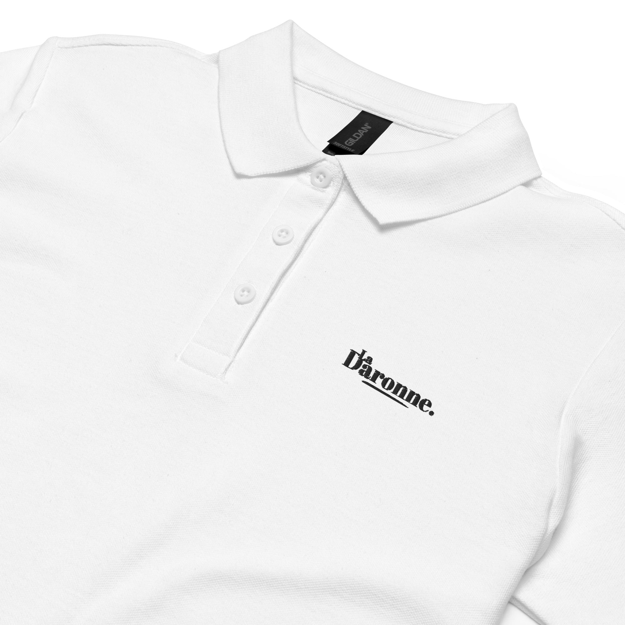 La daronne - Polo piqué femme - Brodé