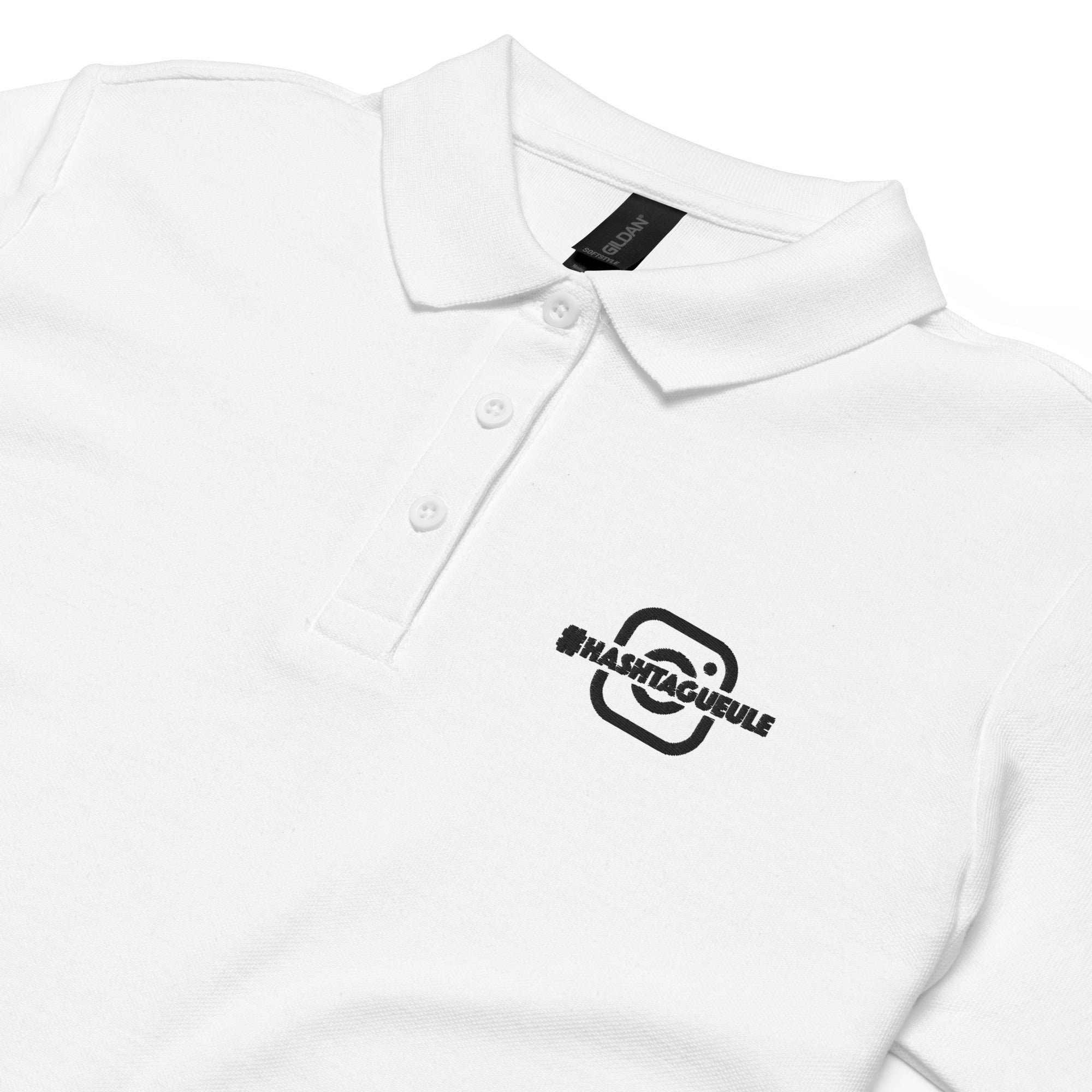 Hashtagueule - Polo piqué femme - Brodé