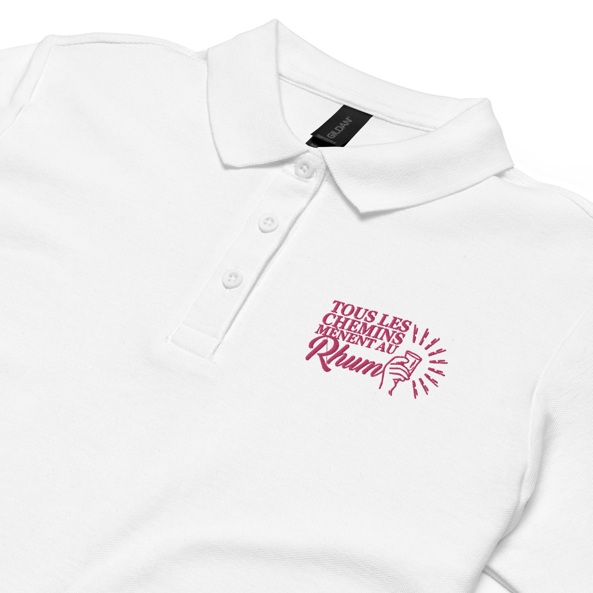 Tous les chemins - Polo piqué femme - Brodé