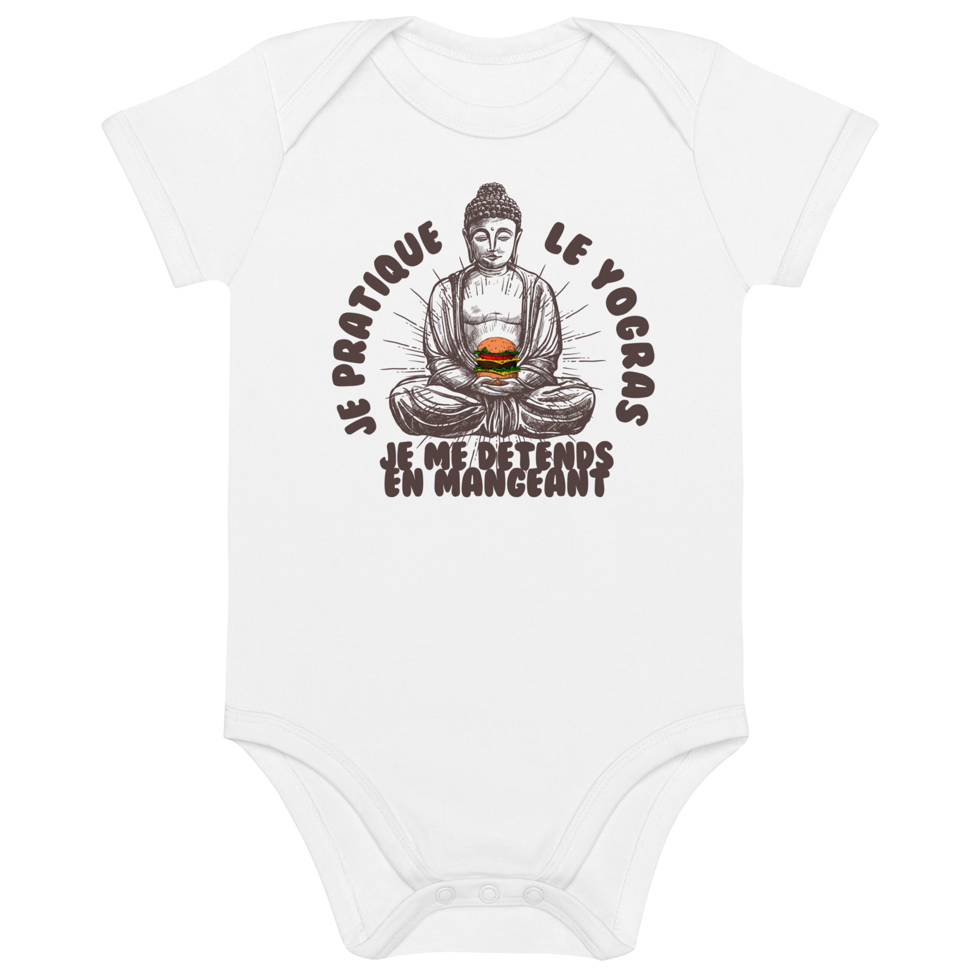 Je pratique le yogras - Body en coton bio bébé