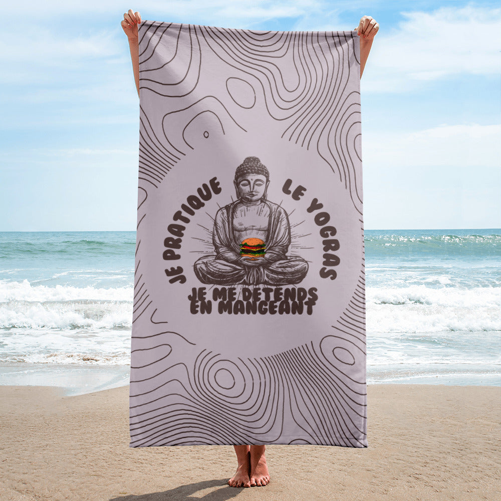 Je pratique le yogras - Serviette
