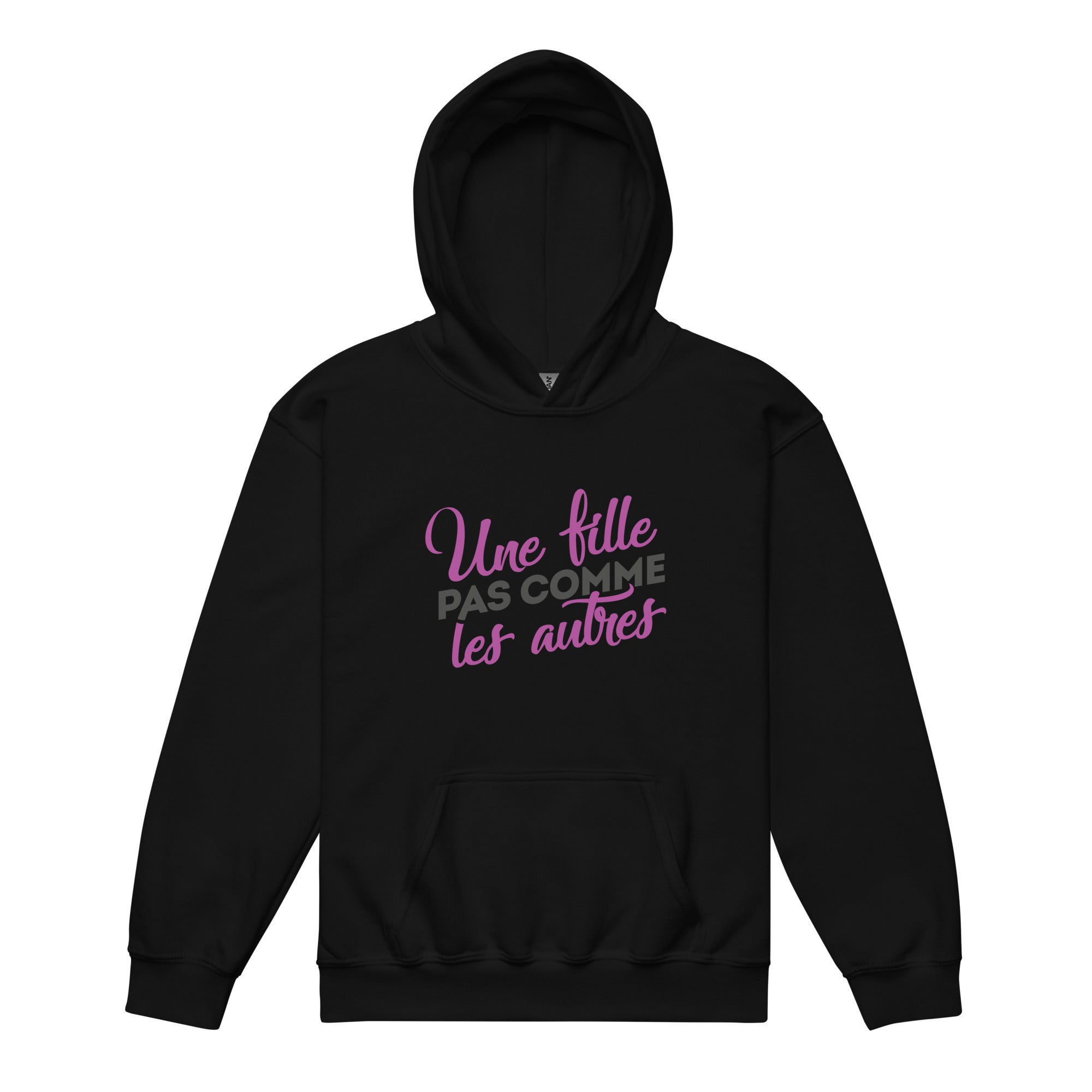Une fille pas comme les autres - Sweat à capuche épais pour les jeunes