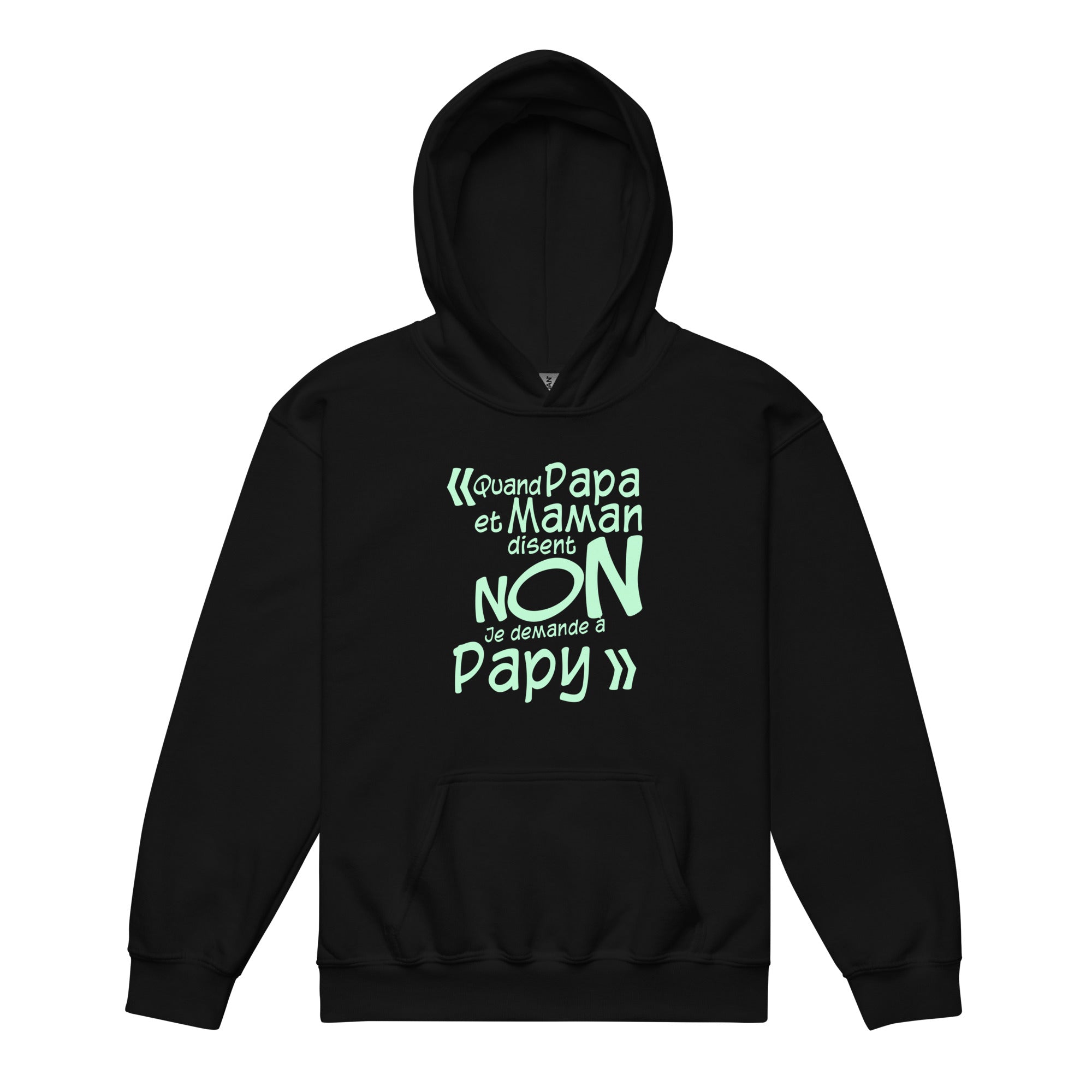 Je demande à papy - Sweat à capuche épais pour les jeunes