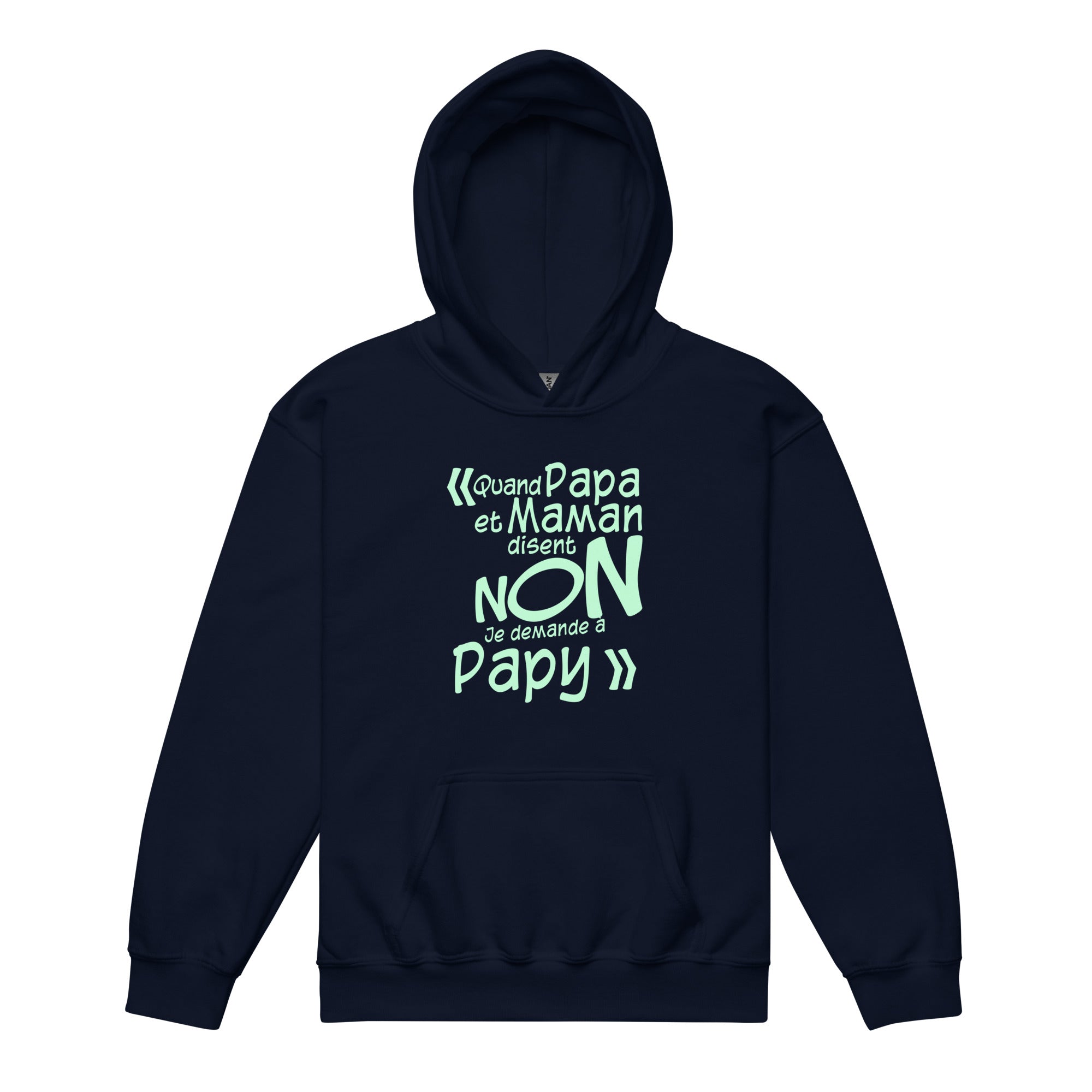 Je demande à papy - Sweat à capuche épais pour les jeunes