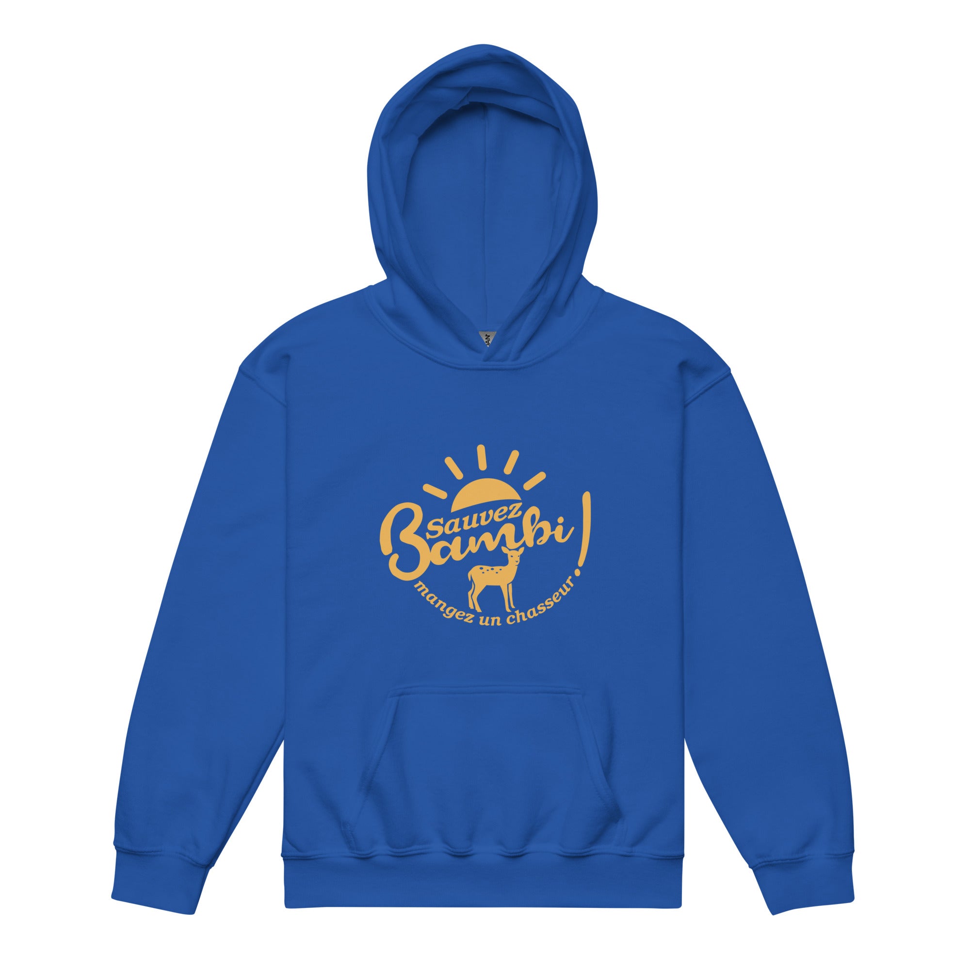 Sauvez Bambi - Sweat à capuche épais pour les jeunes