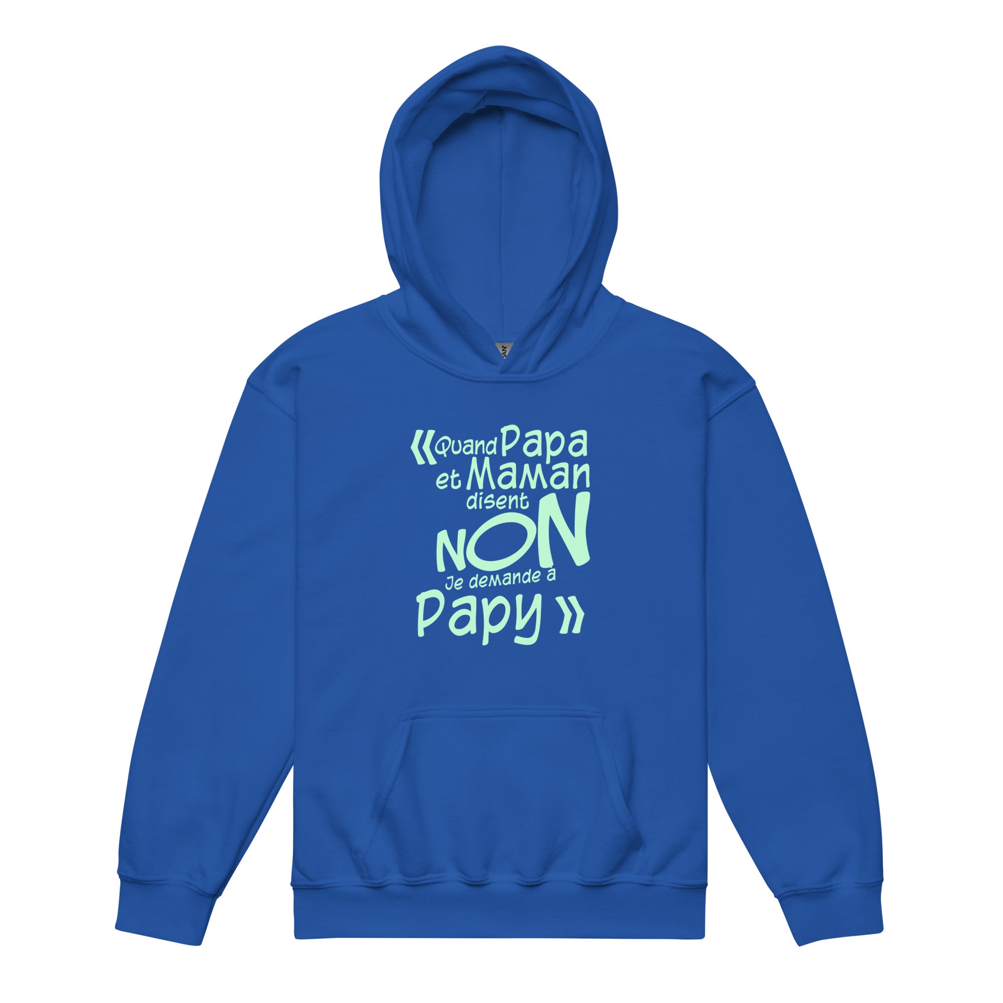 Je demande à papy - Sweat à capuche épais pour les jeunes