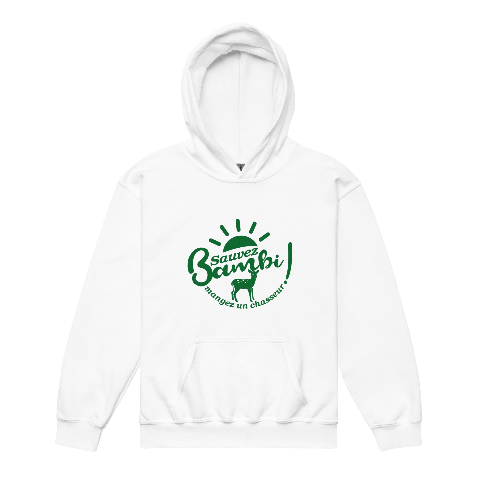Sauvez Bambi - Sweat à capuche épais pour les jeunes