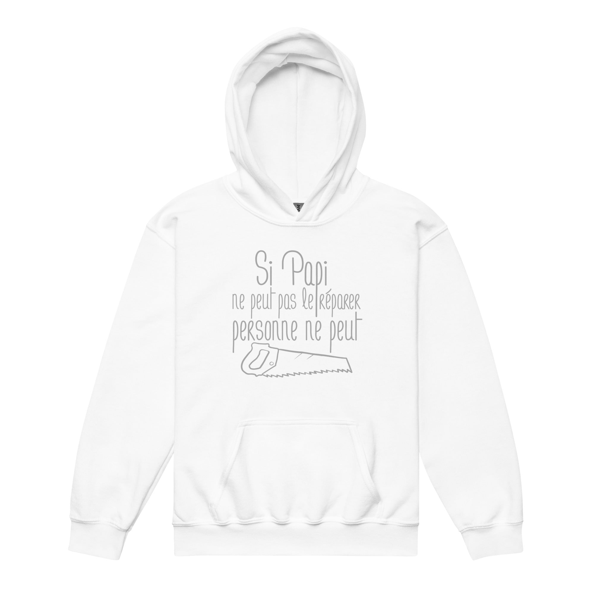 Si papi ne peut pas - Sweat à capuche épais pour les jeunes