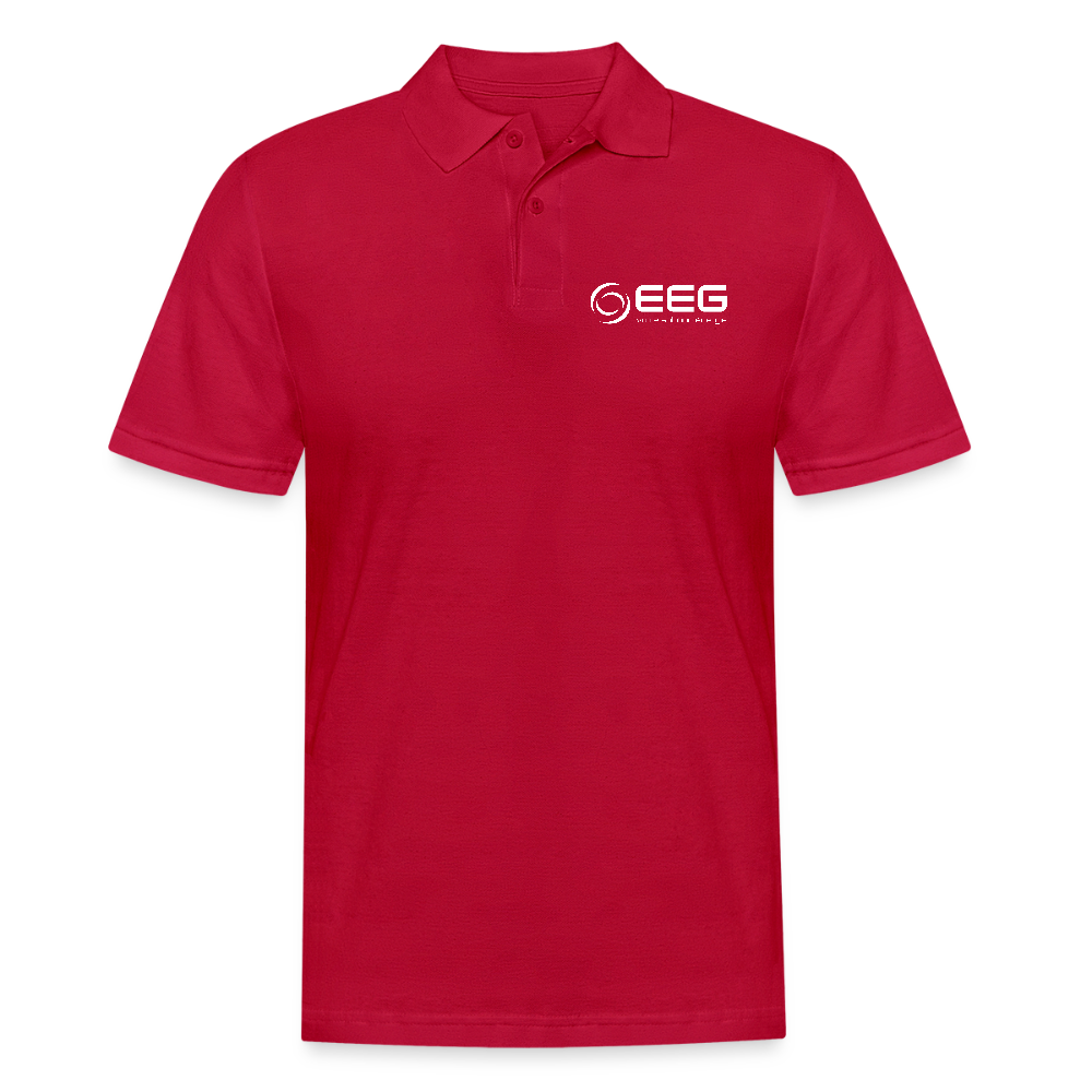 EEG - Polo Homme - Coeur et Dos - cherry red
