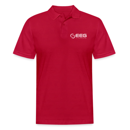 EEG - Polo Homme - Coeur et Dos - cherry red