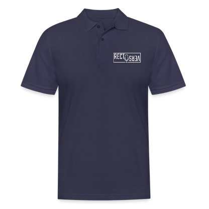 Recto Verso - Polo Homme - Coeur et Dos - bleu marine