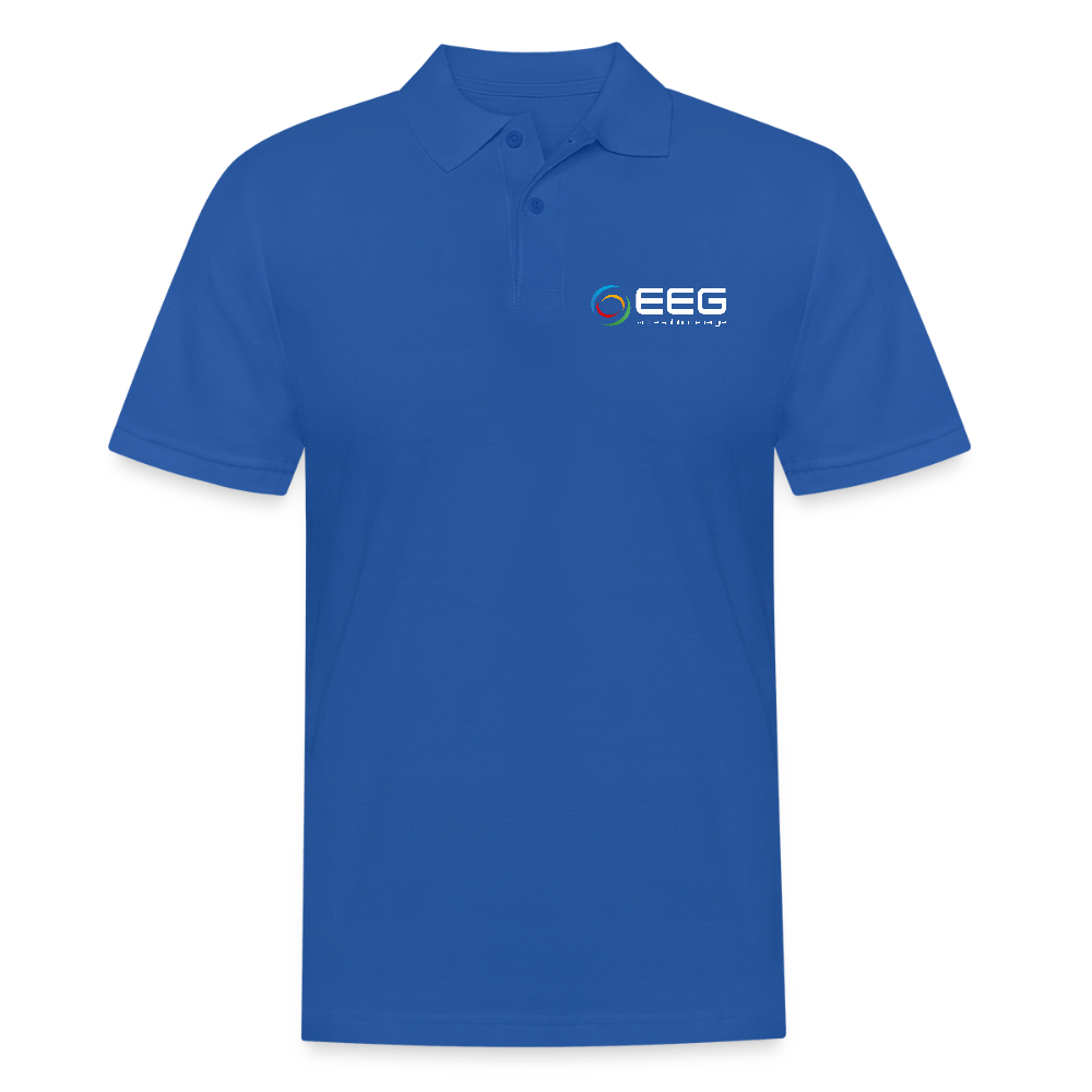 EEG - Polo Homme - Coeur et Dos - bleu royal