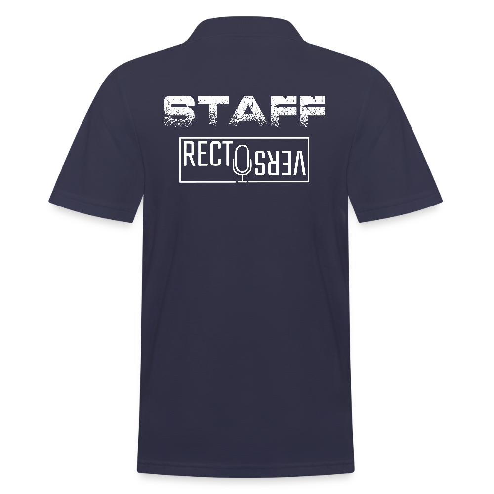 Recto Verso - Polo Homme - Coeur et Dos - bleu marine