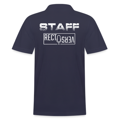 Recto Verso - Polo Homme - Coeur et Dos - bleu marine