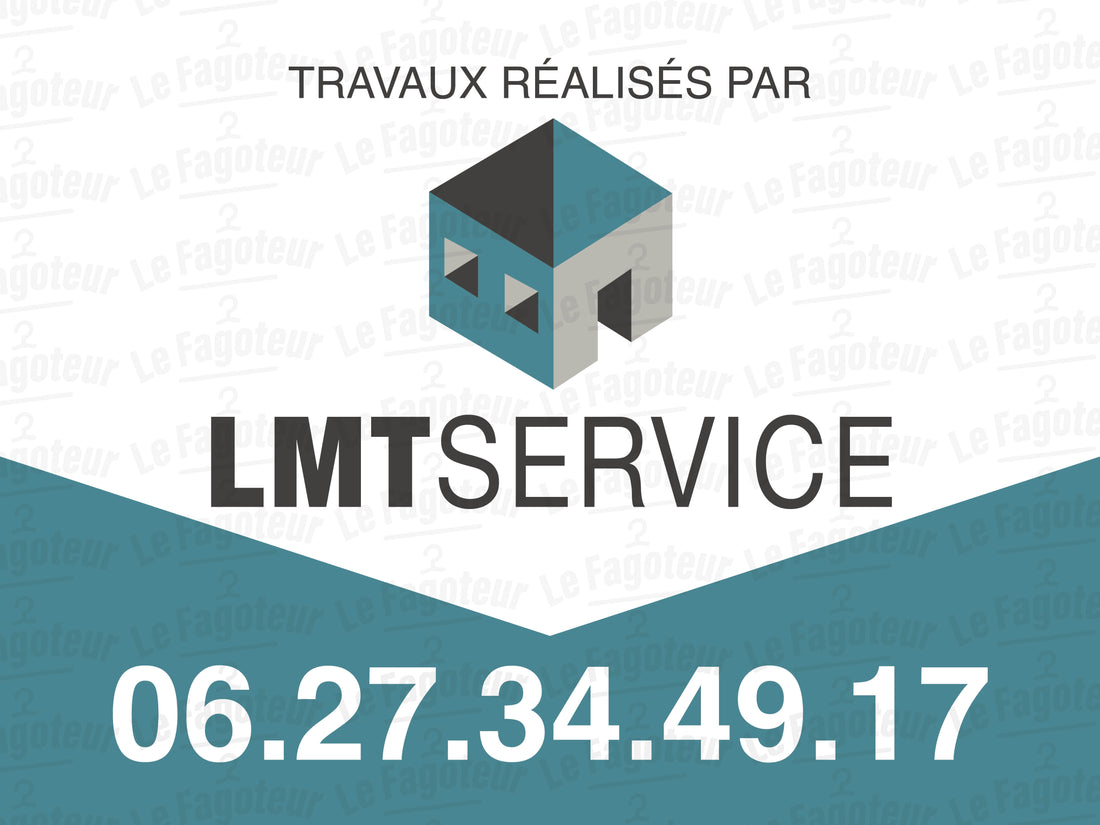 LMT Services - Lot de 10 panneaux chantier - Maquette offerte