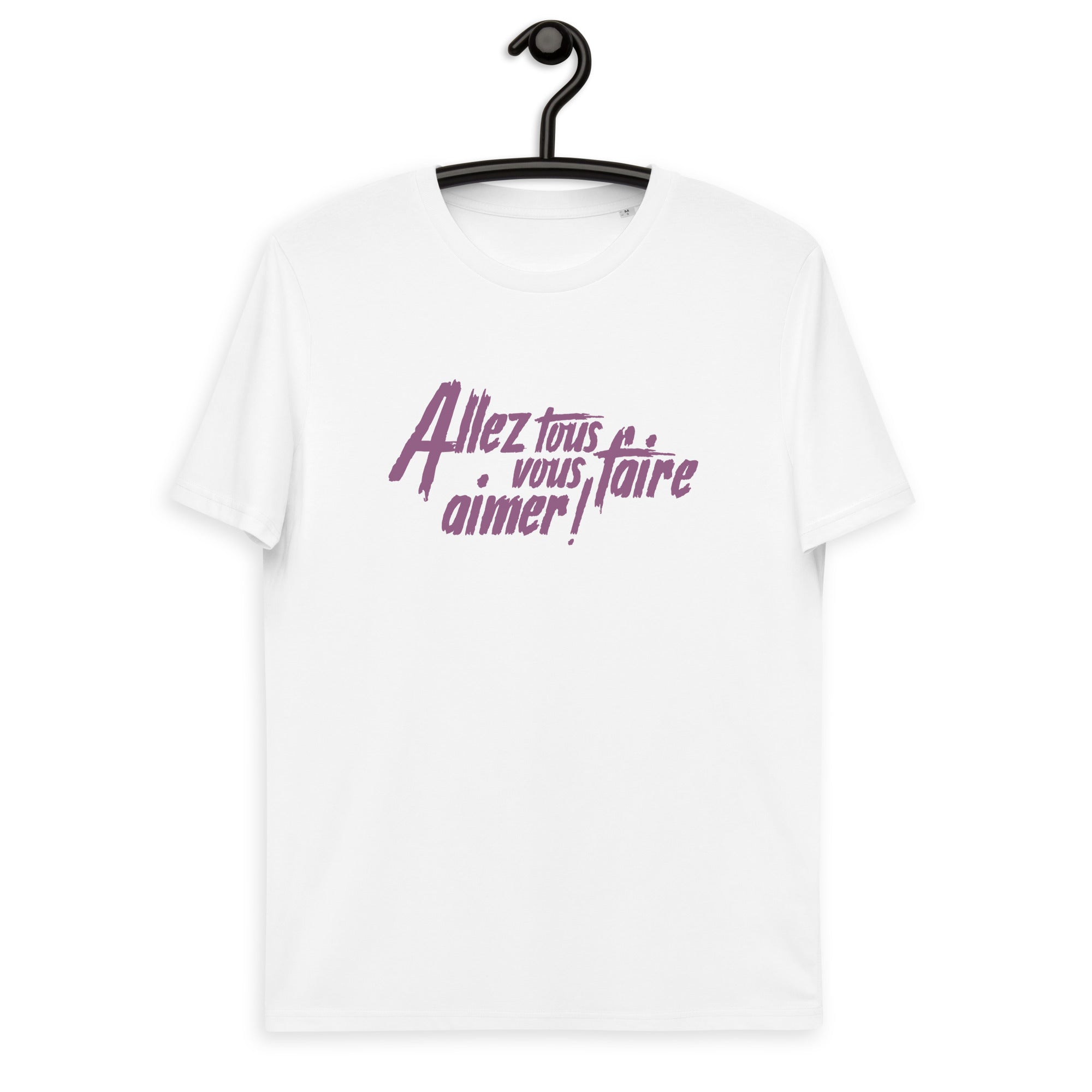 Allez-tous vous faire aimer-t-shirt-coton-bio-personnalise-blanc-rose