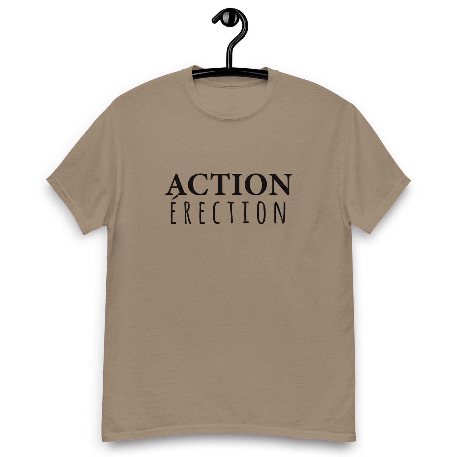 action-erection-tshirt-personnalise-drole-beige