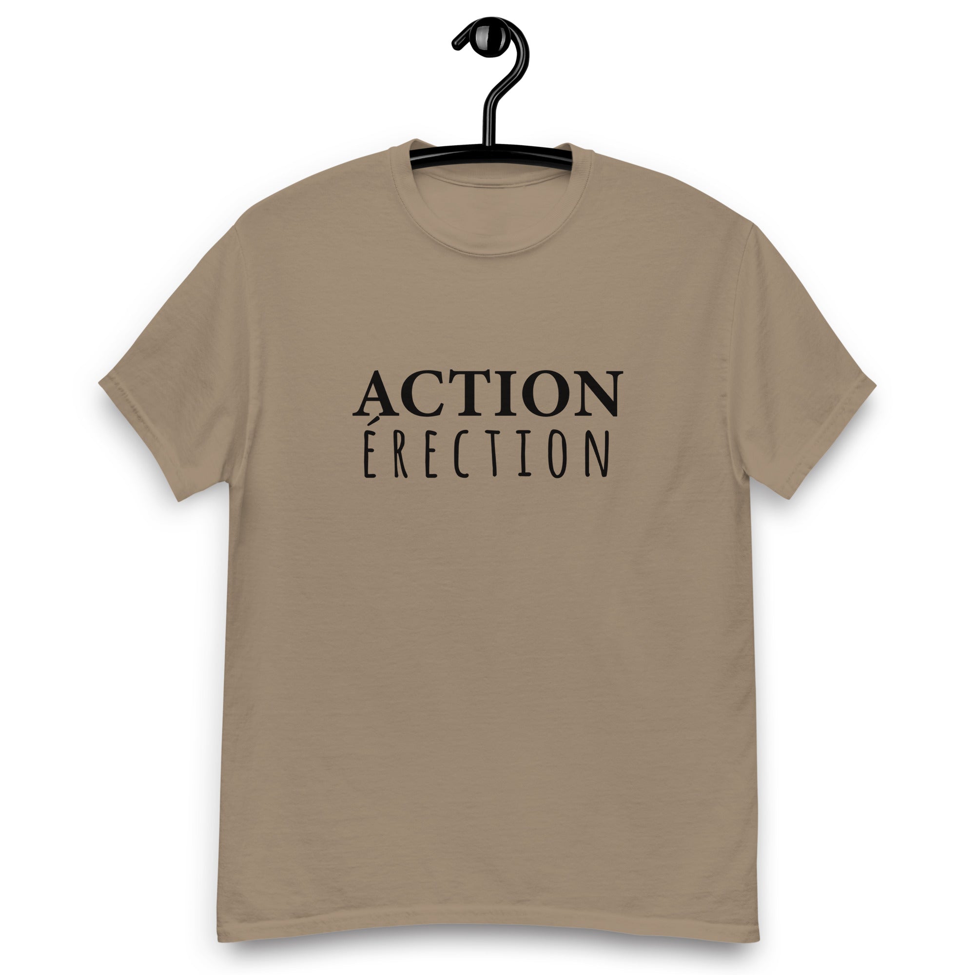action-erection-tshirt-personnalise-drole-beige
