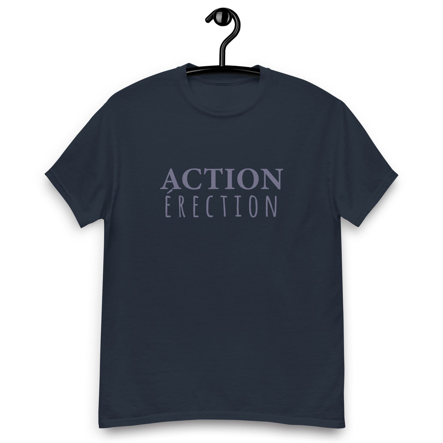 action-erection-tshirt-personnalise-drole-navy