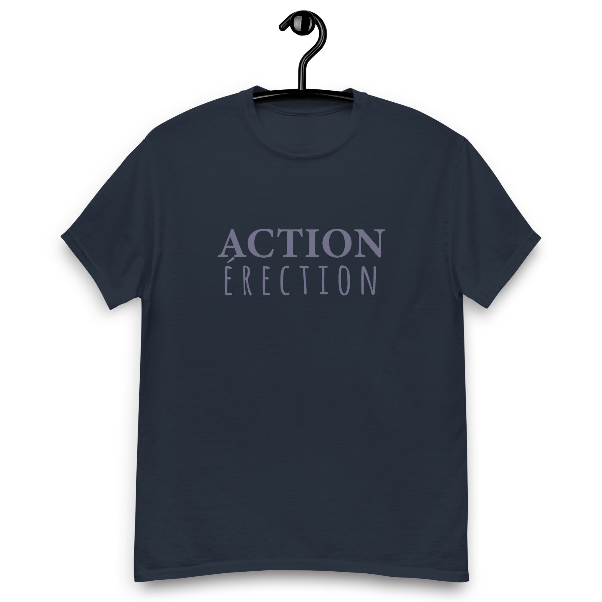 action-erection-tshirt-personnalise-drole-navy