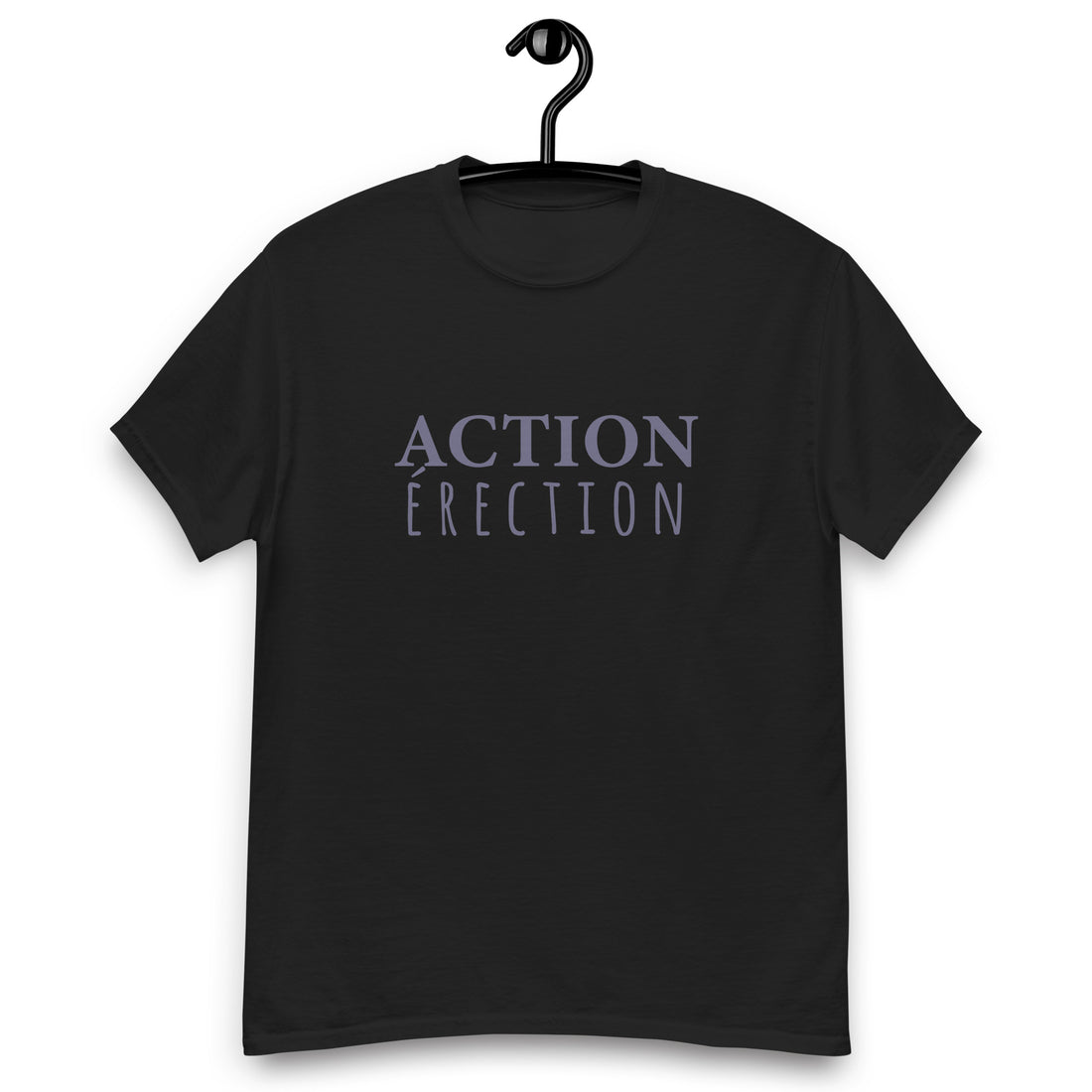 action-erection-tshirt-personnalise-drole-noir