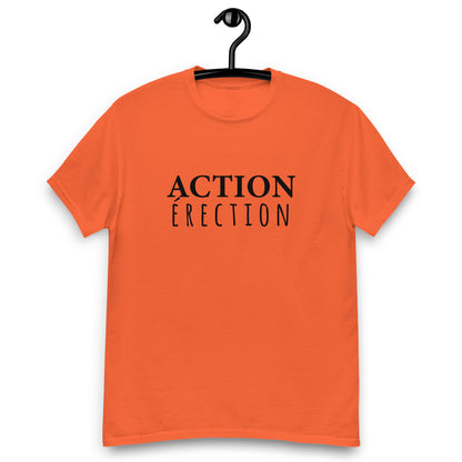 action-erection-tshirt-personnalise-drole-orange