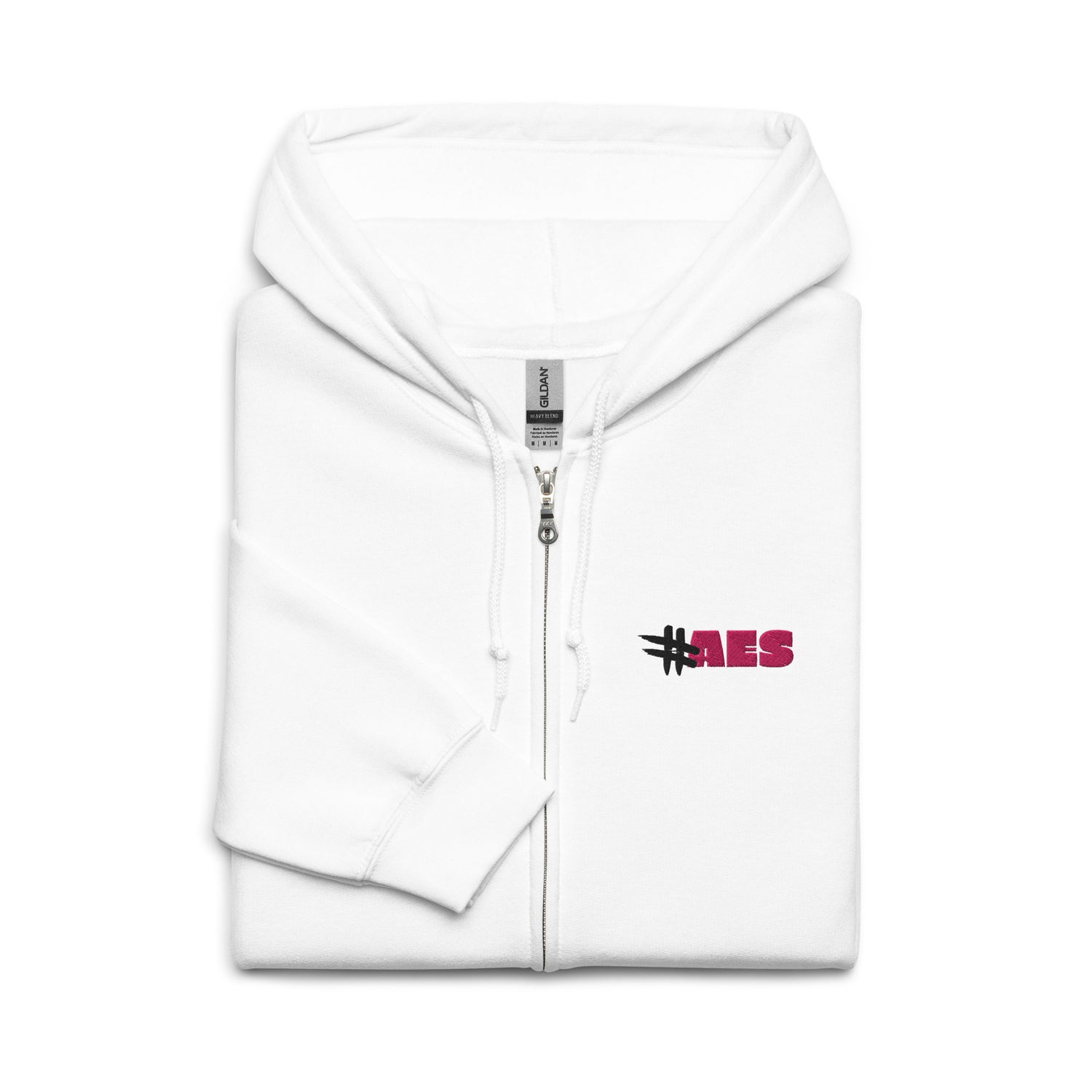 aes-accompagnant-educatif-social-lolo-le-soignant-sweat-zippe-brode-blanc-rose