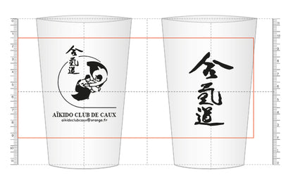 Aikido Caux - Gobelets réutilisable 25 cl