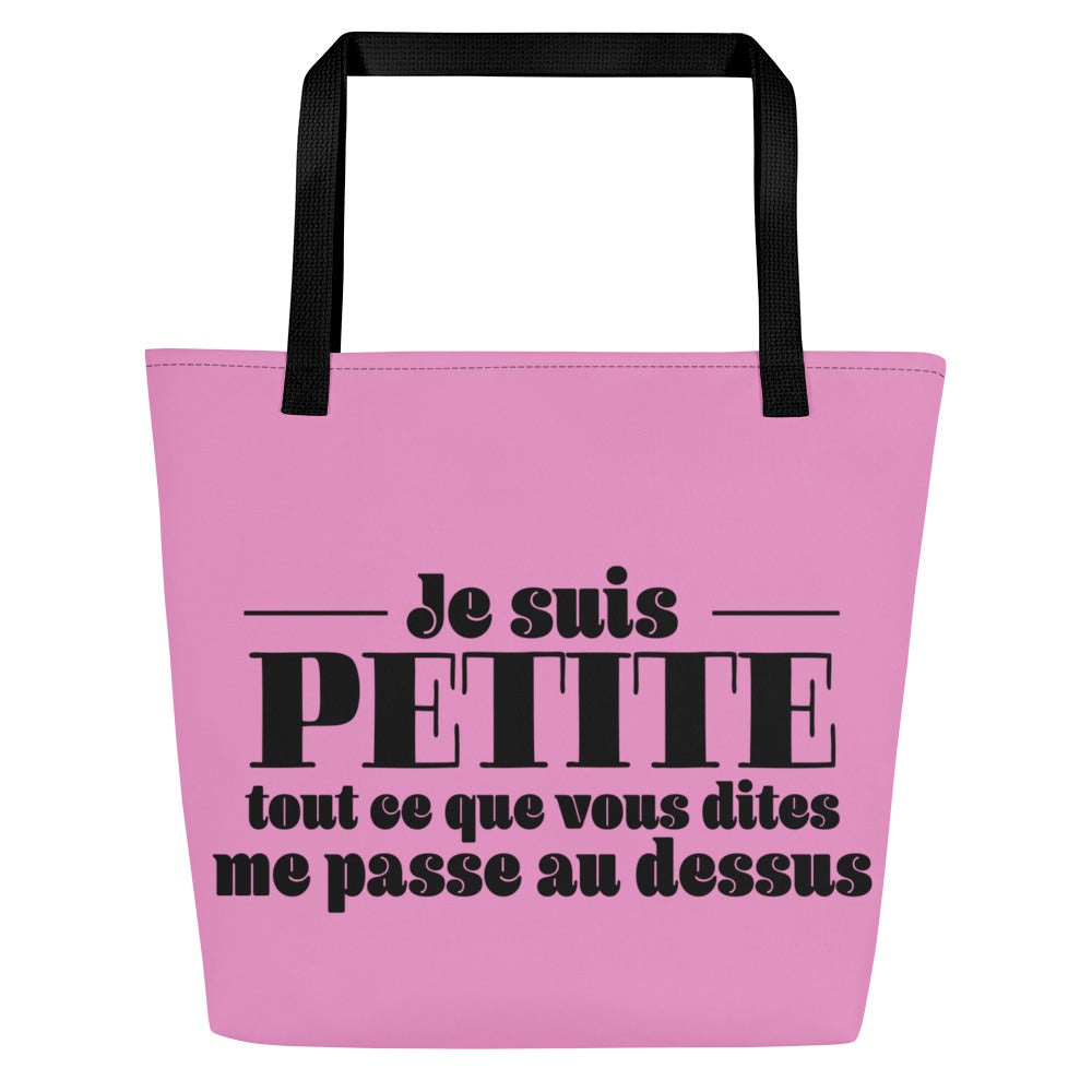 Je suis petite  - Tote bag large all over