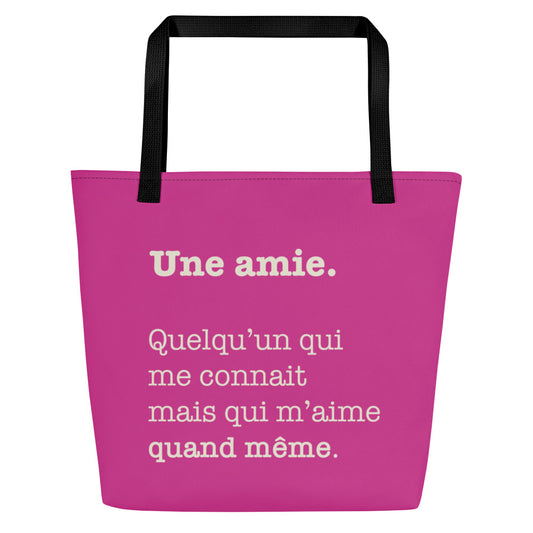 Amie - Définition - Tote bag large all over