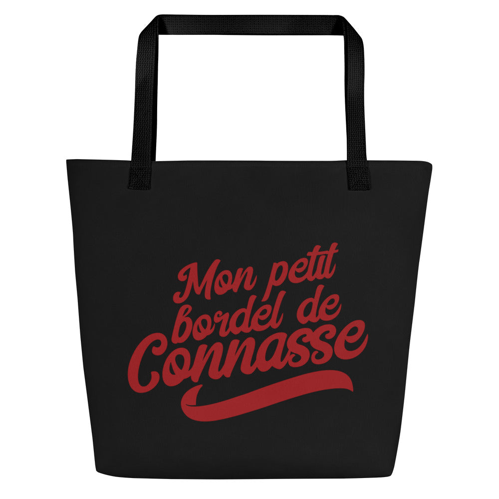 Mon petit bordel de connasse - Tote bag large all over