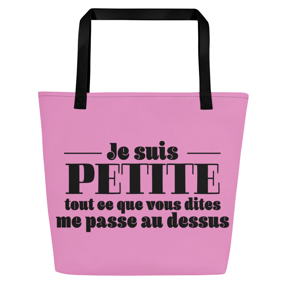 Je suis petite  - Tote bag large all over