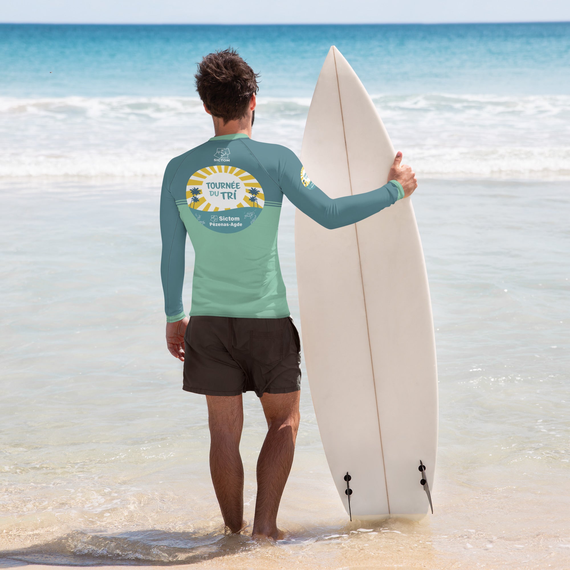 Sictom Op été - T-shirt de Compression pour Homme