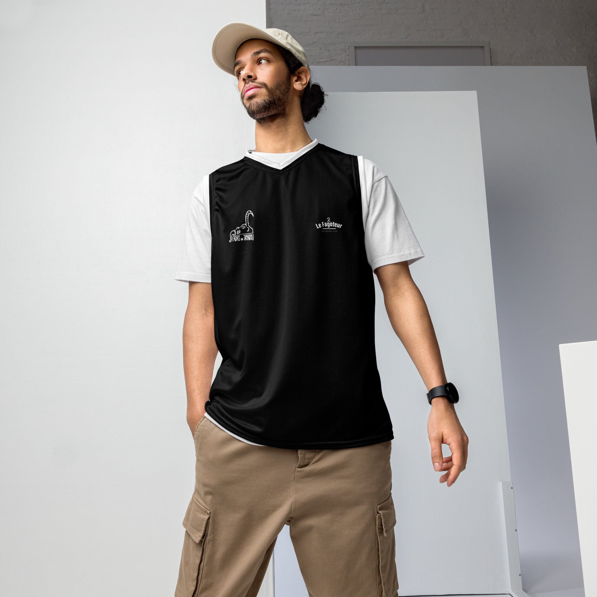 Fadas du Tamarou - Pro - Maillot de basket recyclé all over