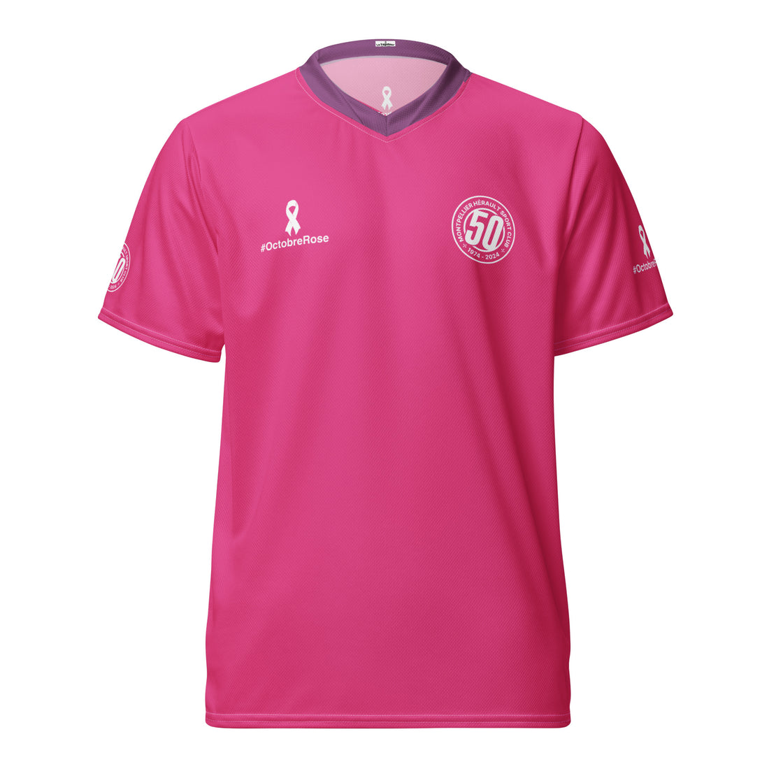 MHSC - Octobre Rose - Maillot all over unisexe